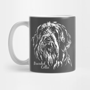 Bearded Collie dog lover dog portrait Mug